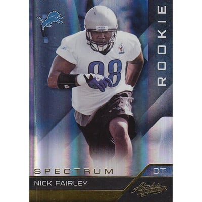 2011 Absolute Memorabilia Spectrum Gold #167 Nick Fairley