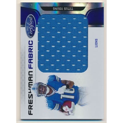 2011 Certified Mirror Blue Materials #261 Titus Young