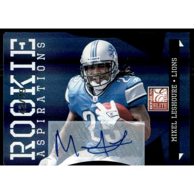 2011 Donruss Elite Aspirations Autographs #168 Mikel Leshoure