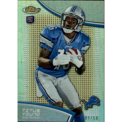 2011 Finest Gold Refractors #102 Titus Young