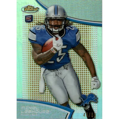 2011 Finest Gold Refractors #86 Mikel Leshoure