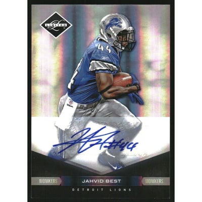 2011 Limited Monikers Autographs Silver #33 Jahvid Best/50