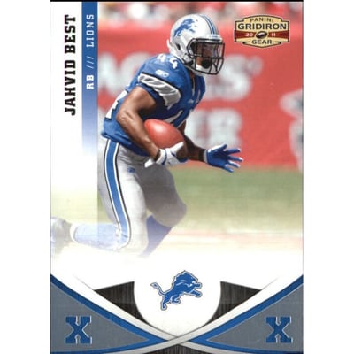 2011 Panini Gridiron Gear Platinum X's #100 Jahvid Best