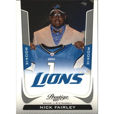 2011 Prestige #269B Nick Fairley Draft SP