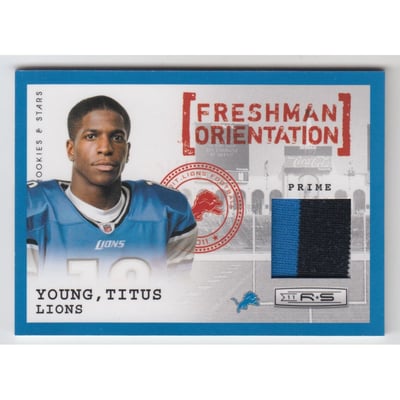 2011 Rookies and Stars Freshman Orientation Jerseys Prime #14 Titus Young