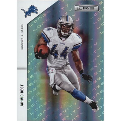 2011 Rookies and Stars Longevity Parallel Platinum #50 Jahvid Best