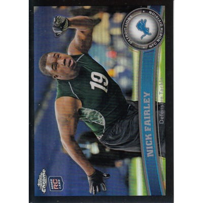 2011 Topps Chrome Black Refractors #217 Nick Fairley