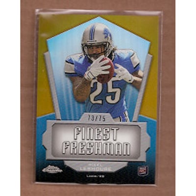2011 Topps Chrome Finest Freshman Gold Refractors #FFML Mikel Leshoure