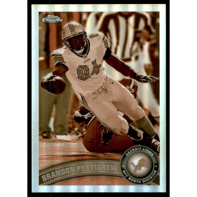 2011 Topps Chrome Sepia Refractors #49 Brandon Pettigrew
