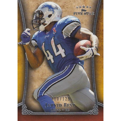 2011 Topps Five Star #114 Jahvid Best