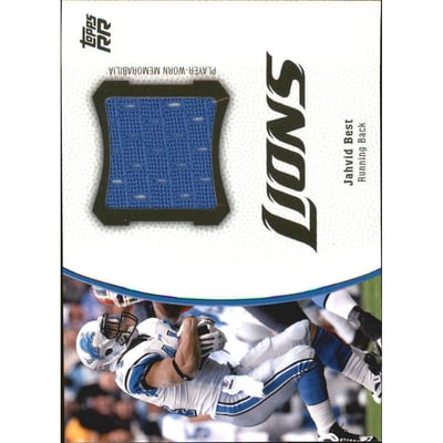 2011 Topps Rising Rookies Freshman Impressions Jerseys #FIRJB Jahvid Best