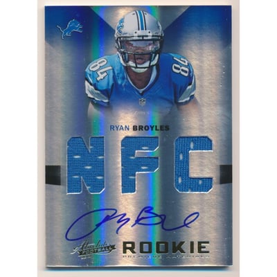 2012 Absolute Rookie Premiere Materials Autographs AFC/NFC #231 Ryan Broyles