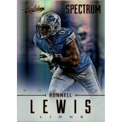 2012 Absolute Spectrum Gold #181 Ronnell Lewis