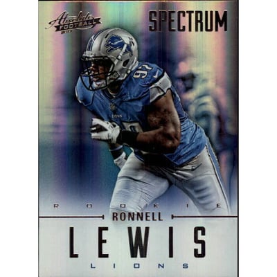 2012 Absolute Spectrum Silver #181 Ronnell Lewis