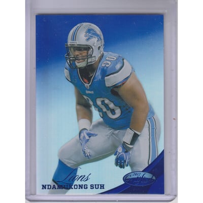 2012 Certified Mirror Blue #99 Ndamukong Suh