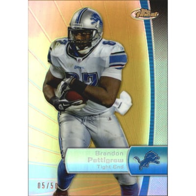 2012 Finest Gold Refractors #56 Brandon Pettigrew