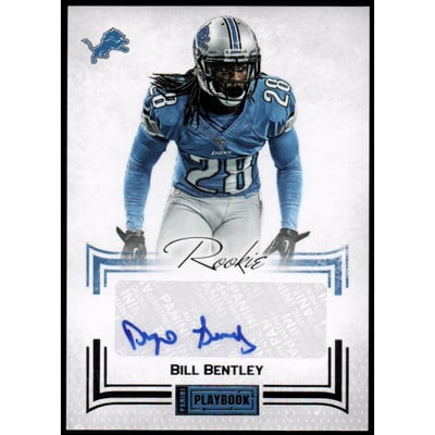 2012 Panini Playbook #81 Bill Bentley AU/140 RC