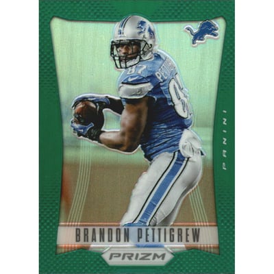 2012 Panini Prizm Prizms Green #63 Brandon Pettigrew