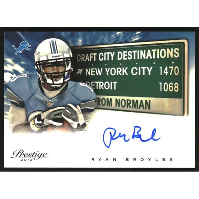 2012 Prestige Draft City Destination Autographs #28 Ryan Broyles