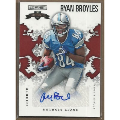 2012 Rookies and Stars Rookie Crusade Autographs Red #13 Ryan Broyles/199