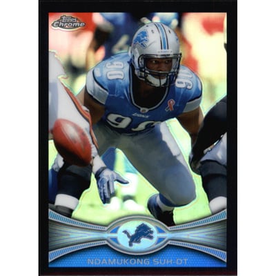 2012 Topps Chrome Black Refractors #31 Ndamukong Suh