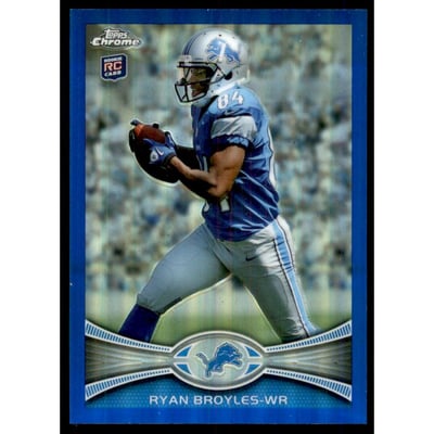 2012 Topps Chrome Blue Refractors #186 Ryan Broyles