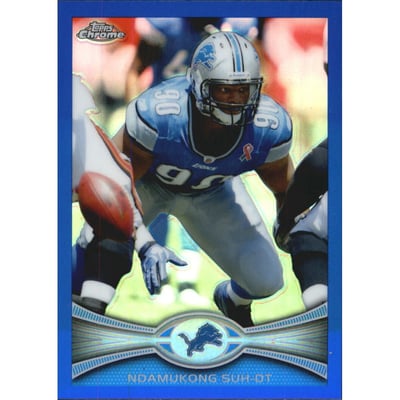2012 Topps Chrome Blue Refractors #31 Ndamukong Suh