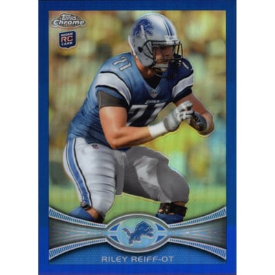 2012 Topps Chrome Blue Refractors #4 Riley Reiff