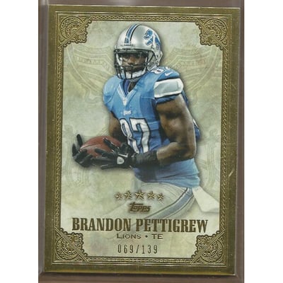 2012 Topps Five Star #78 Brandon Pettigrew
