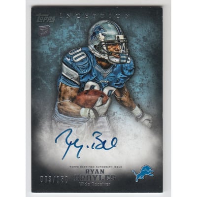 2012 Topps Inception Blue #106 Ryan Broyles AU