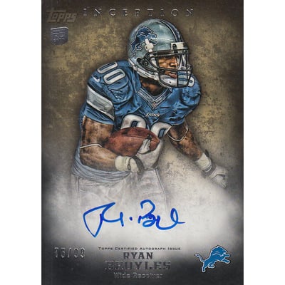 2012 Topps Inception Gold #106 Ryan Broyles AU