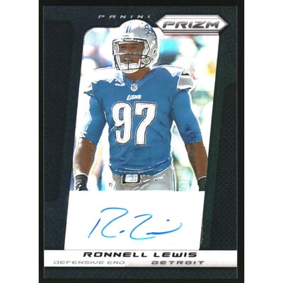 2013 Panini Prizm Autographs Prizms #177 Ronnell Lewis/25