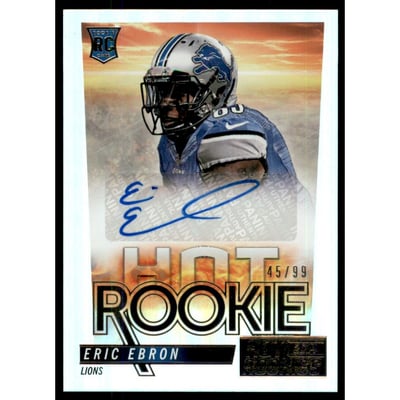 2014 Panini Hot Rookies Hot Rookies Autographs #HREE Eric Ebron/99