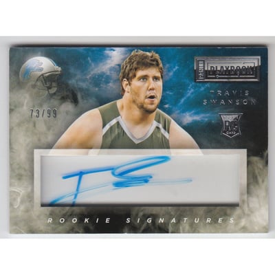 2014 Panini Playbook #103 Travis Swanson AU/99 RC