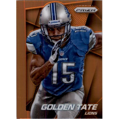 2014 Panini Prizm Prizms Orange #117 Golden Tate
