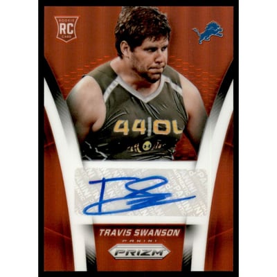 2014 Panini Prizm Rookie Autographs Prizms Red #ARTS3 Travis Swanson/75
