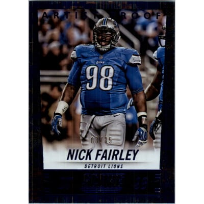 2014 Score Artist's Proof #79 Nick Fairley