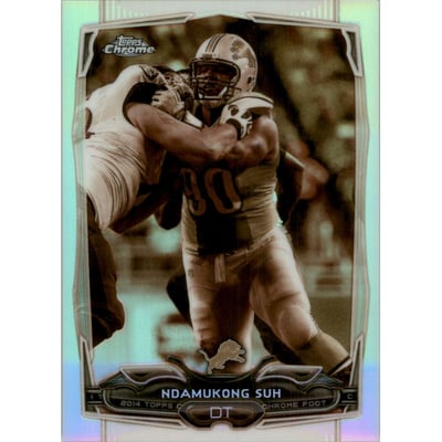 2014 Topps Chrome Sepia Refractors #38 Ndamukong Suh