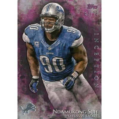 2014 Topps Inception Magenta #12 Ndamukong Suh