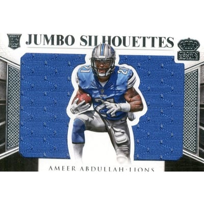 2015 Crown Royale Jumbo Silhouettes #JSAA Ameer Abdullah