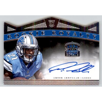 2015 Crown Royale Rookie Royalty Signatures #RRSAA Ameer Abdullah/150