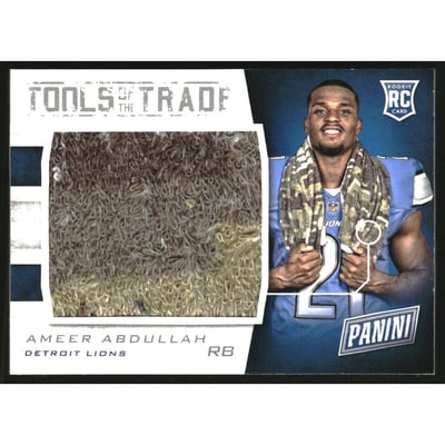 2015 Panini Black Friday Salute to Service Materials Towels #MIL7 Ameer Abdullah