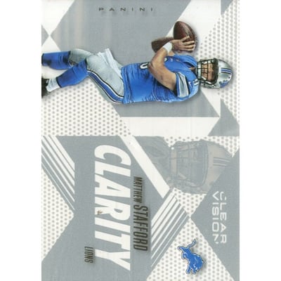 2015 Panini Clear Vision Clarity #CL39 Matthew Stafford