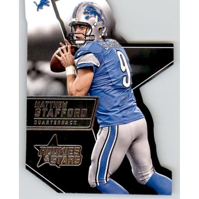 2015 Rookies and Stars Die Cut Stars #14 Matthew Stafford