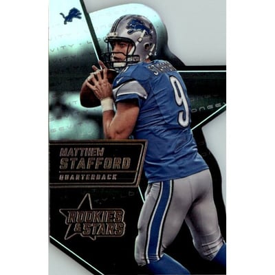 2015 Rookies and Stars Longevity Die Cut Stars #14 Matthew Stafford