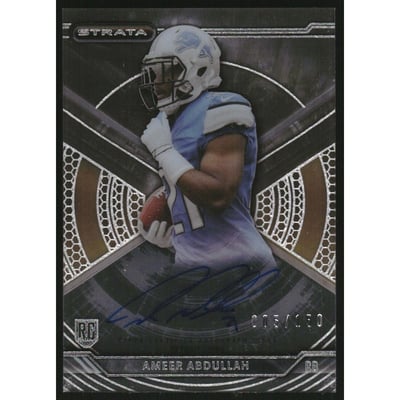 2015 Topps Strata Autographs #SAAA Ameer Abdullah/150