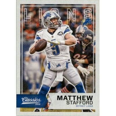 2016 Classics Red Back #54 Matthew Stafford