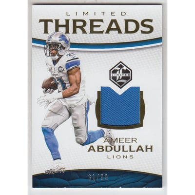 2016 Limited Threads #34 Ameer Abdullah/99