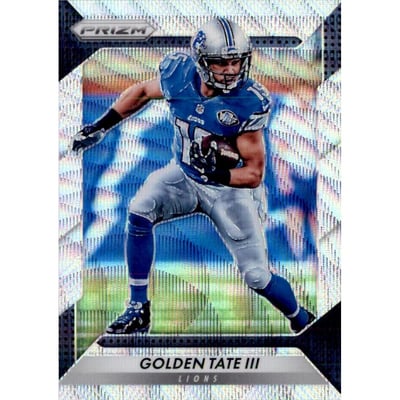 2016 Panini Prizm Prizms Blue Wave #49 Golden Tate III