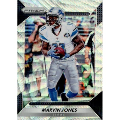 2016 Panini Prizm Prizms Blue Wave #59 Marvin Jones Jr.